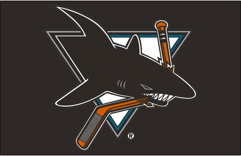 San Jose Sharks 2001-2007 Jersey Logo t shirts DIY iron ons